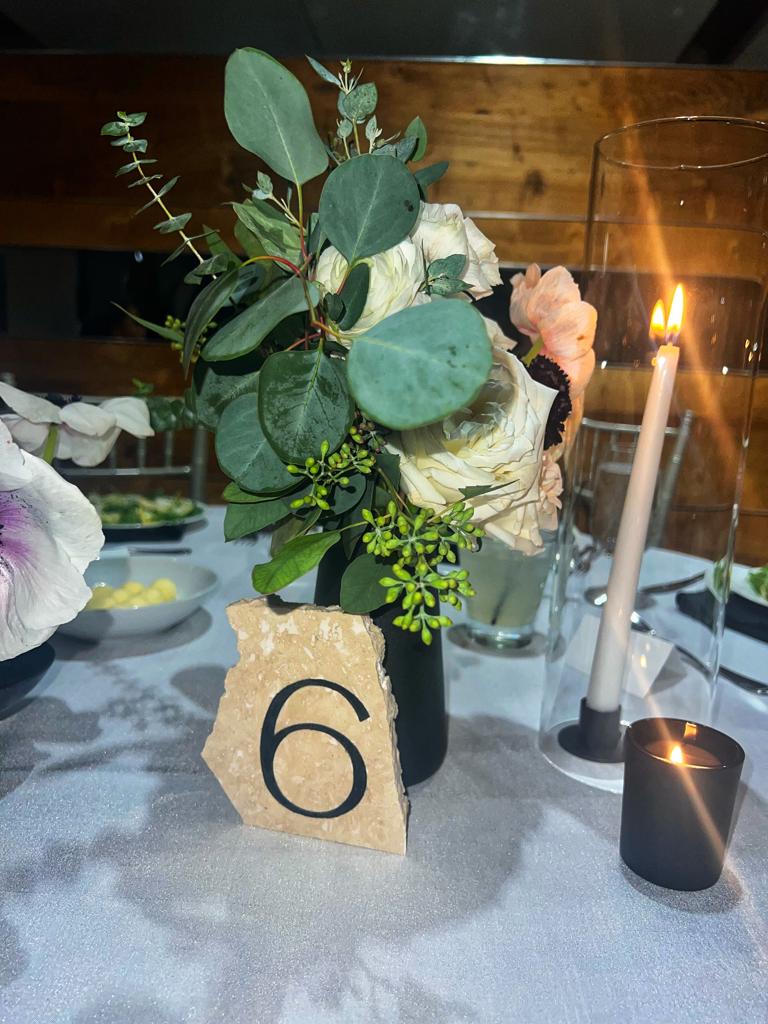 Travertine Stone Table Numbers