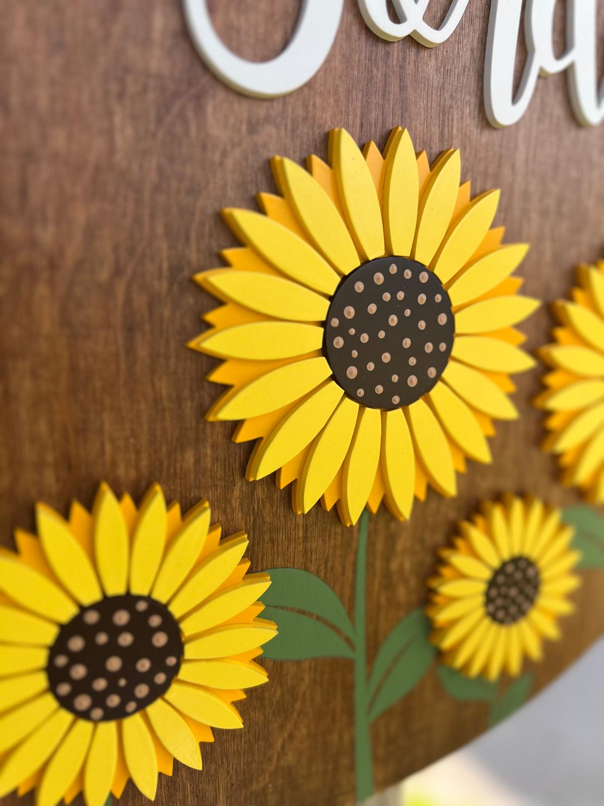 Teacher Sunflower Classroom Door Sign